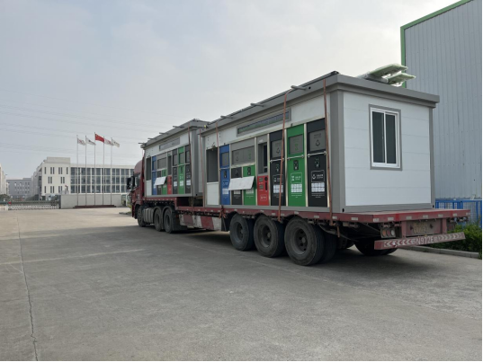 貓先生垃圾分類設備廠家，智能垃圾房，小區垃圾分類點建設