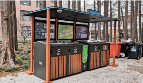 貓先生智能垃圾分類亭價(jià)格，定時(shí)定點(diǎn)垃圾收集點(diǎn) ，垃圾亭生產(chǎn)廠家