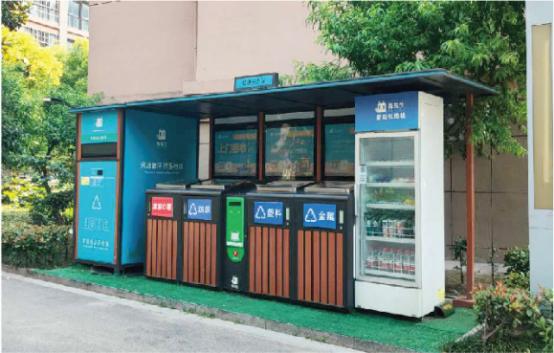 貓先生智能垃圾分類亭價(jià)格，定時(shí)定點(diǎn)垃圾收集點(diǎn) ，垃圾亭生產(chǎn)廠家