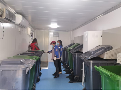 貓先生分類智能垃圾房，小區(qū)智能垃圾房，垃圾分類投放點(diǎn)